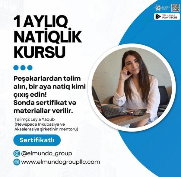 Onlayn Natiqlik Kursu (1 aylıq)
