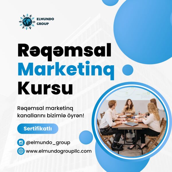 Rəqəmsal marketinq kursu